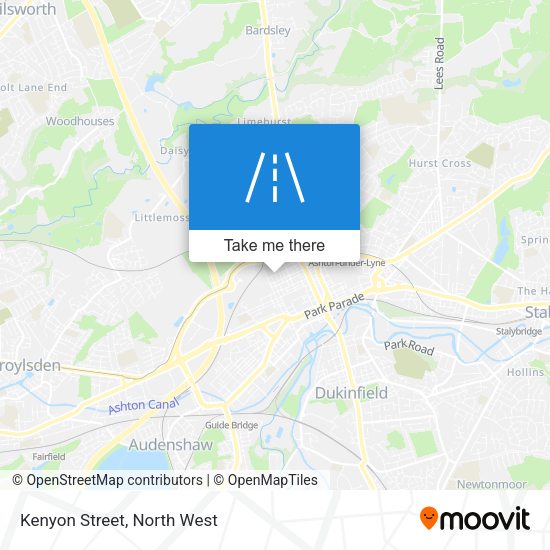 Kenyon Street map
