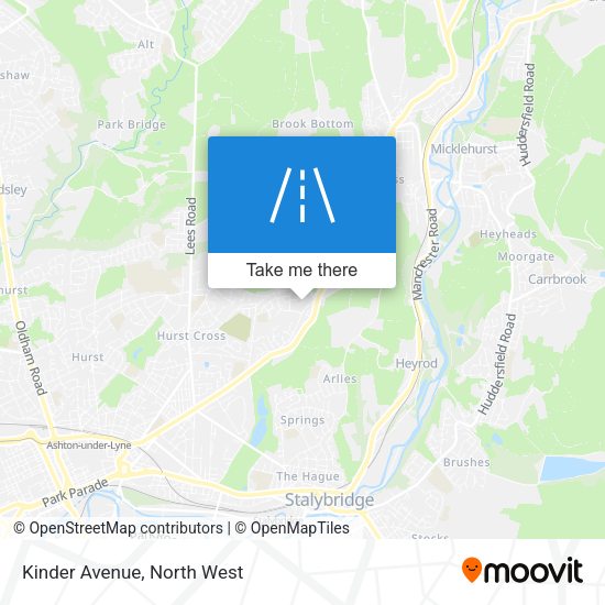 Kinder Avenue map