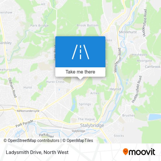 Ladysmith Drive map