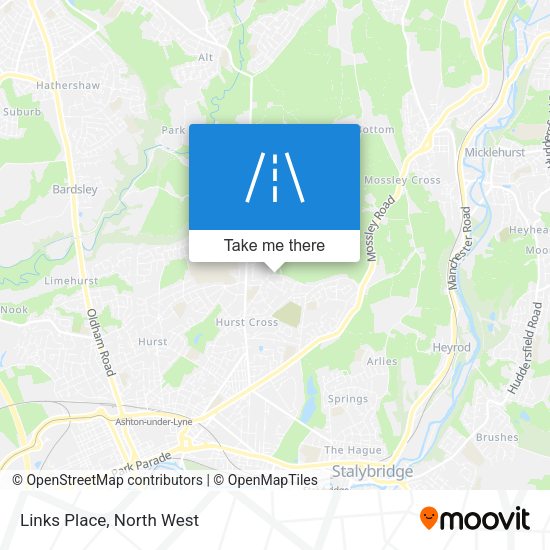 Links Place map