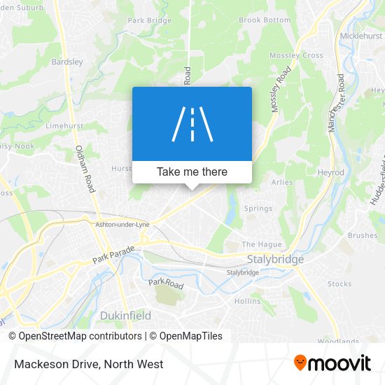 Mackeson Drive map