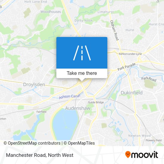 Manchester Road map