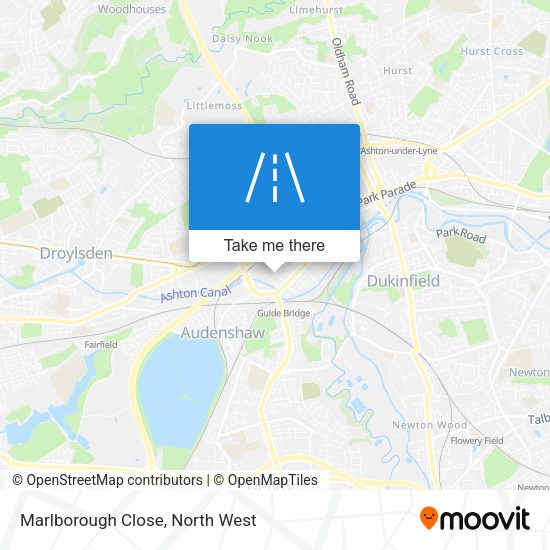 Marlborough Close map
