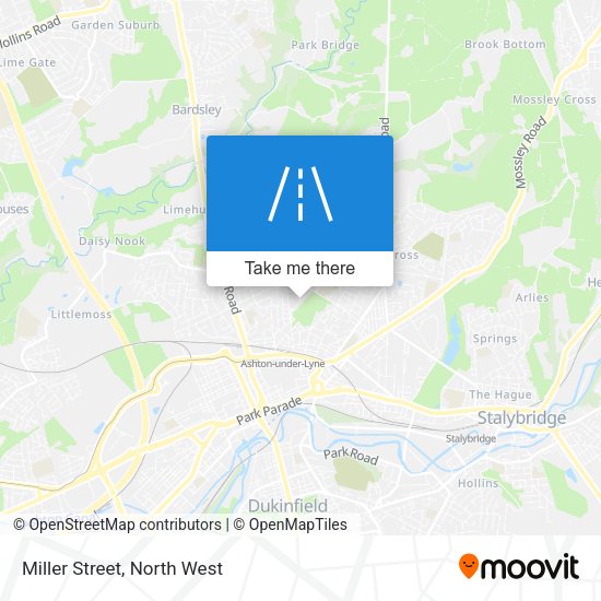 Miller Street map