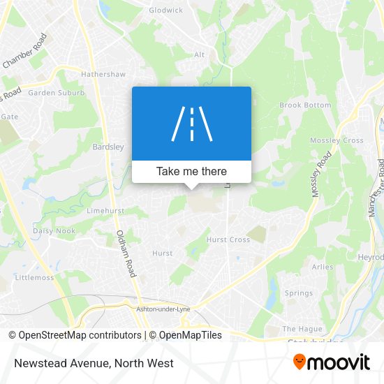 Newstead Avenue map