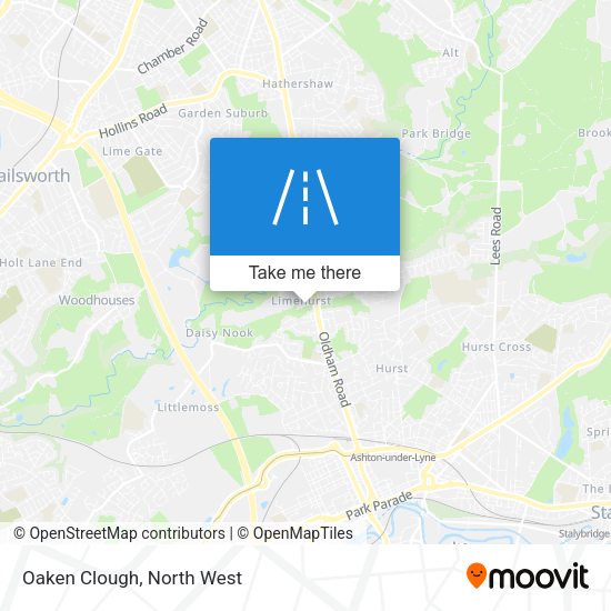 Oaken Clough map