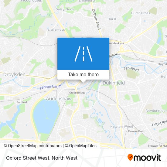 Oxford Street West map