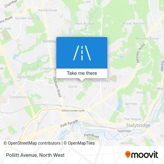 Pollitt Avenue map