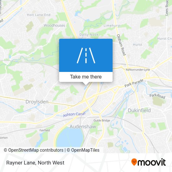 Rayner Lane map