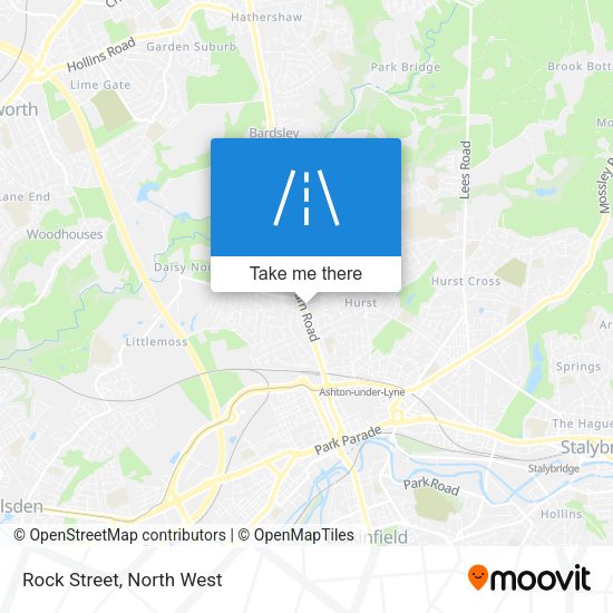 Rock Street map