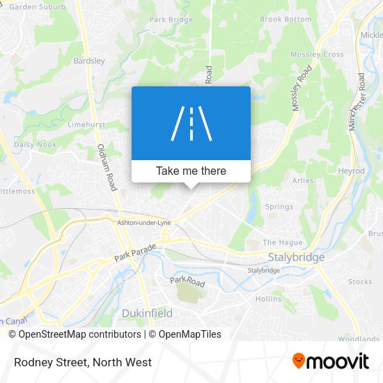 Rodney Street map