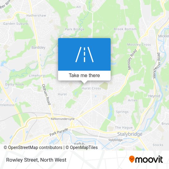 Rowley Street map