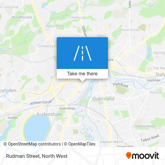 Rudman Street map