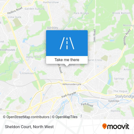 Sheldon Court map