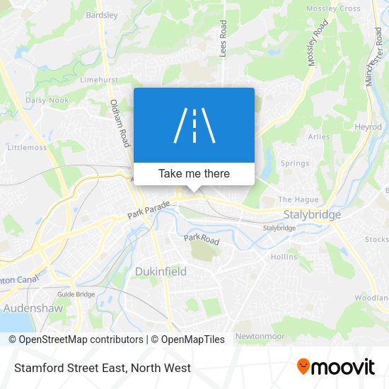 Stamford Street East map