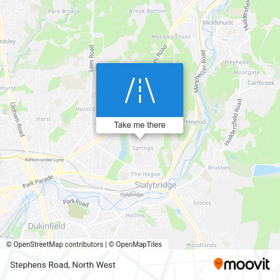 Stephens Road map