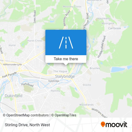 Stirling Drive map