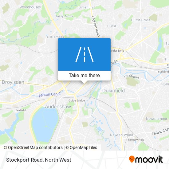 Stockport Road map