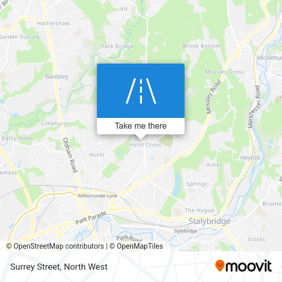 Surrey Street map