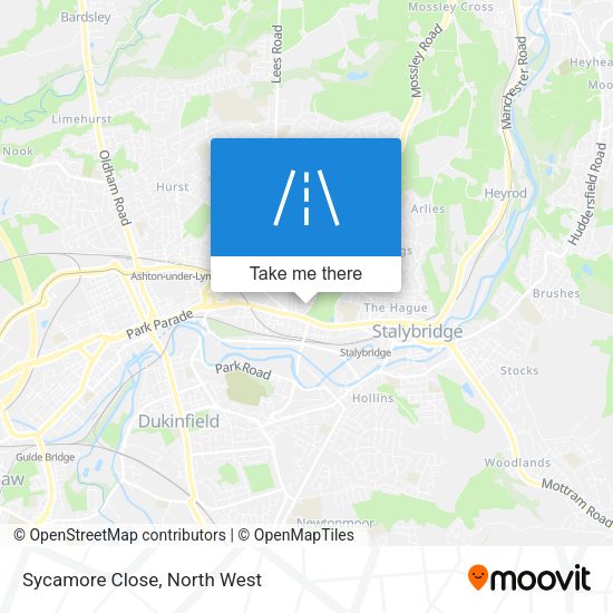 Sycamore Close map