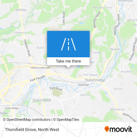 Thornfield Grove map