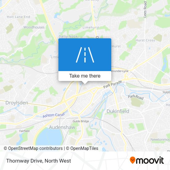 Thornway Drive map