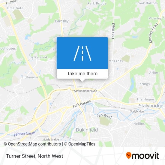 Turner Street map
