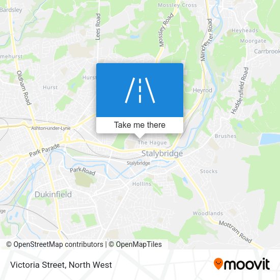 Victoria Street map