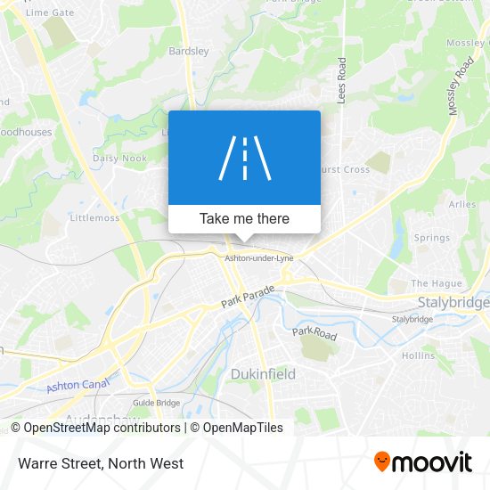 Warre Street map