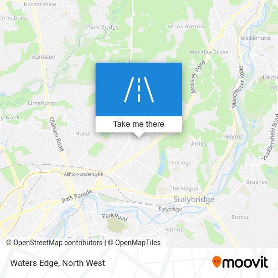 Waters Edge map