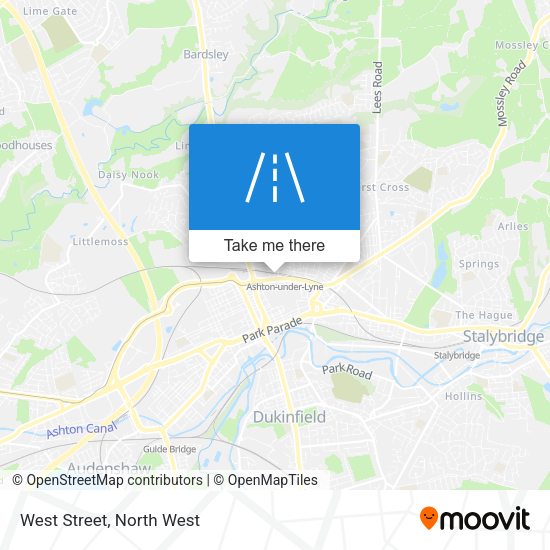 West Street map