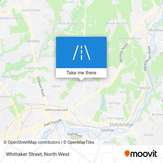 Whittaker Street map