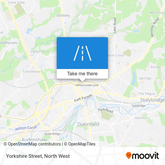 Yorkshire Street map