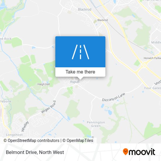 Belmont Drive map