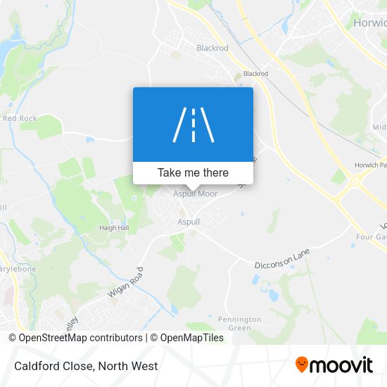 Caldford Close map