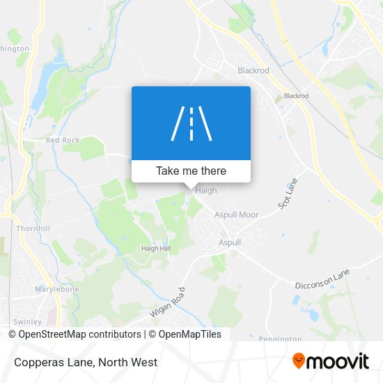 Copperas Lane map
