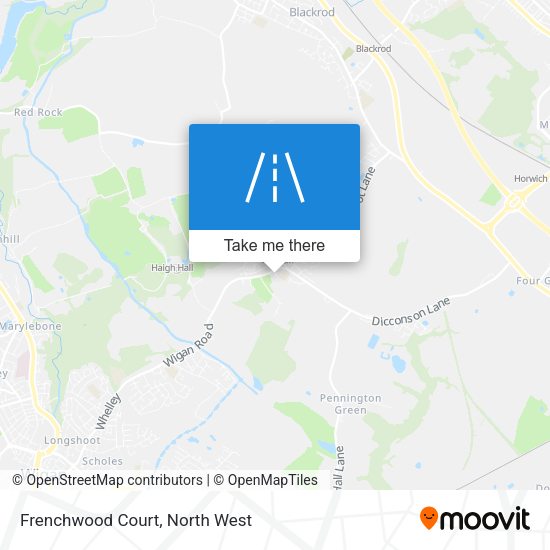 Frenchwood Court map