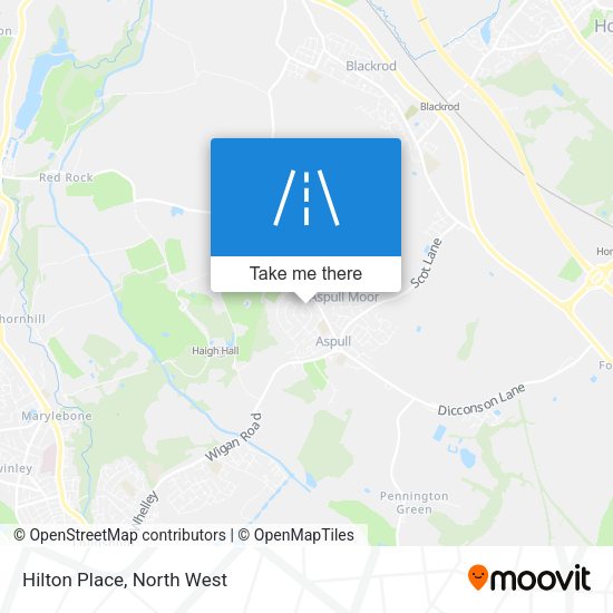 Hilton Place map