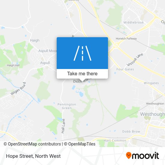Hope Street map
