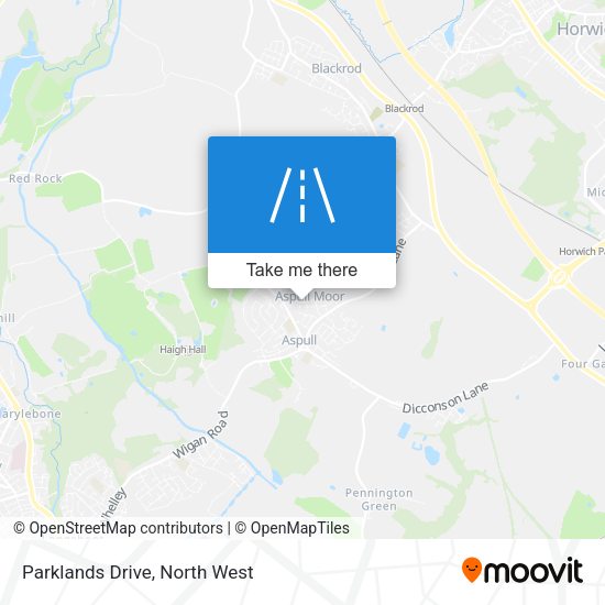 Parklands Drive map