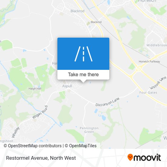 Restormel Avenue map