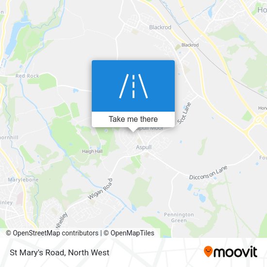 St Mary's Road map