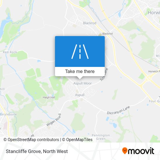 Stancliffe Grove map