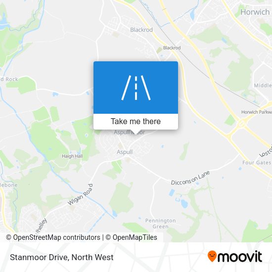 Stanmoor Drive map