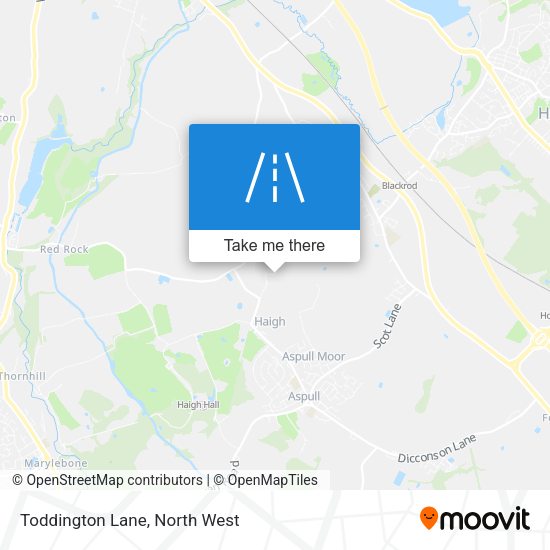 Toddington Lane map