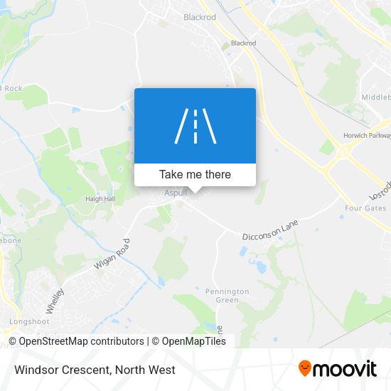 Windsor Crescent map