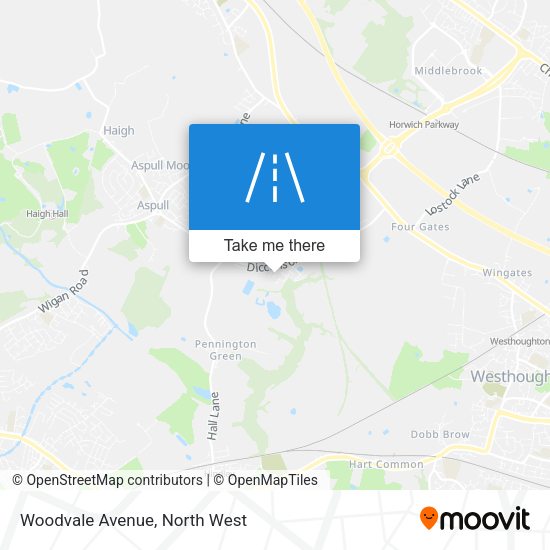 Woodvale Avenue map