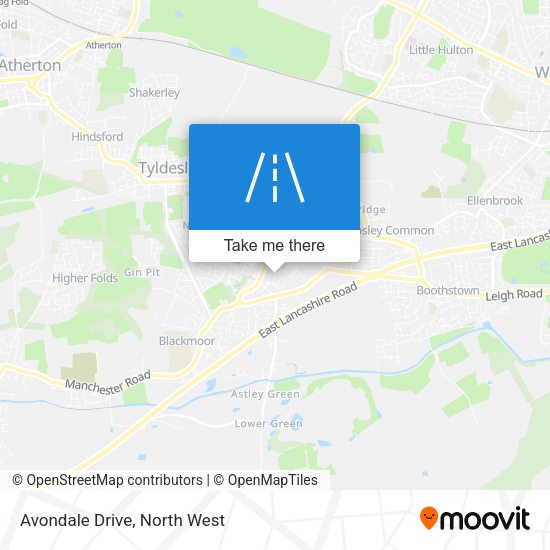 Avondale Drive map