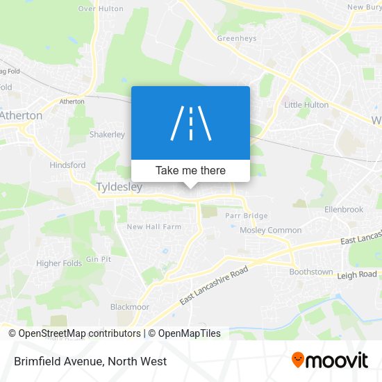 Brimfield Avenue map