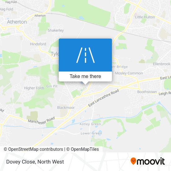 Dovey Close map